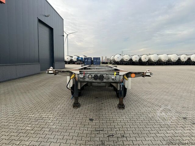 Container transportation Van Hool 20FT/3-axles / empty weight: 3.150kg / galvaniz...