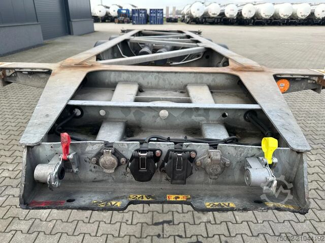 Container transportation Van Hool 20FT/3-axles / empty weight: 3.150kg / galvaniz...