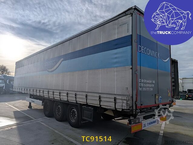 Sliding tarpaulins Krone curtainsider hardwood floor