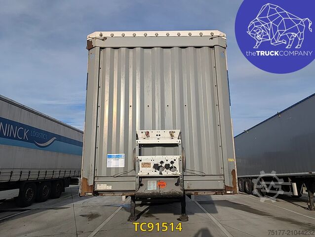 Sliding tarpaulins Krone curtainsider hardwood floor