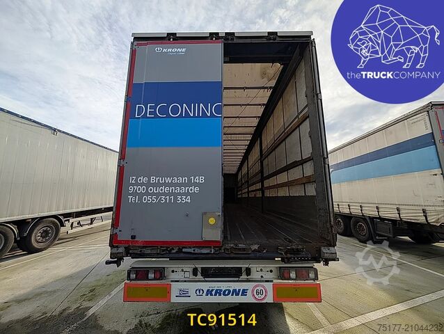Sliding tarpaulins Krone curtainsider hardwood floor