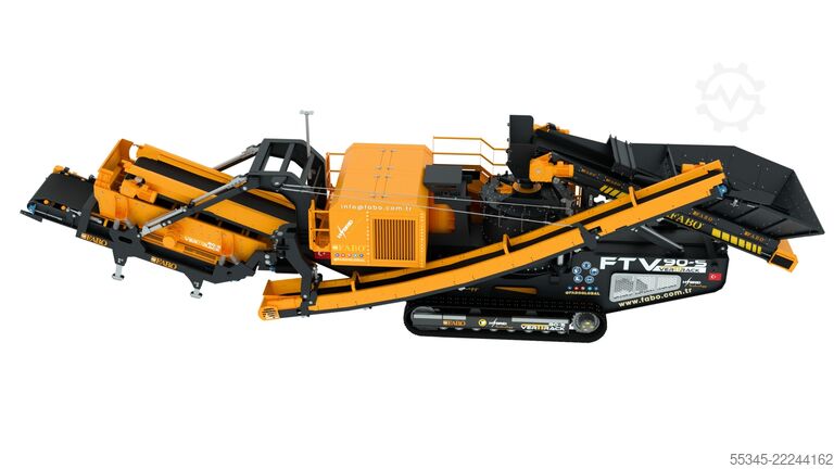 Crushing equipment/mobile crushing plant FABO Mobile Crushing Plant Mobile Tracked VSI Crusher FTV-90S
