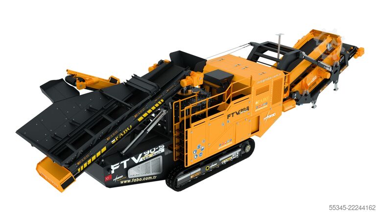 Crushing equipment/mobile crushing plant FABO Mobile Crushing Plant Mobile Tracked VSI Crusher FTV-90S