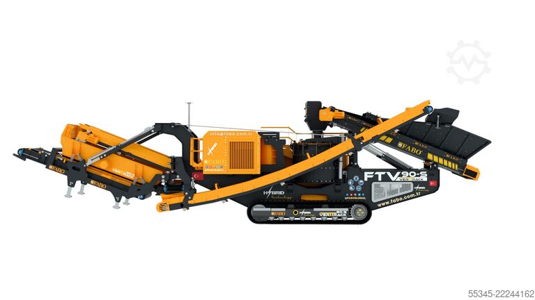 Crushing equipment/mobile crushing plant FABO Mobile Crushing Plant Mobile Tracked VSI Crusher FTV-90S