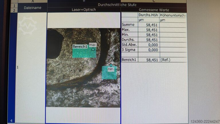 Confocal laser scanning microscope Keyence VK-X100