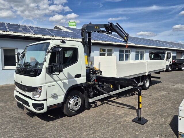 Pick-up van Fuso FUSO 9C18 Canter Alu Pritsche 5.2m Kran 3x hydr.