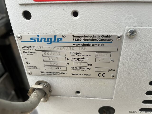 Temperature control units Single STL 1-27-B10/20-TKS6-B5/10-TK6