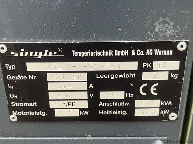 Temperature control units Single STL 1-27-B10/20-TKS6-B5/10-TK6
