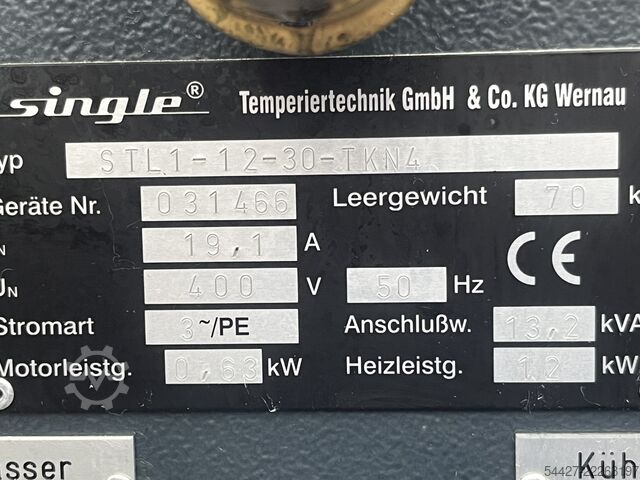 Temperature control units Single STL1 -12-30-TKN4