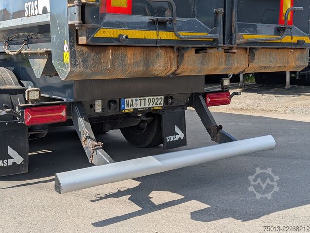 Kipper Auflieger STAS HardoX Stahl 74 m³, Liftachse, MIETEN?