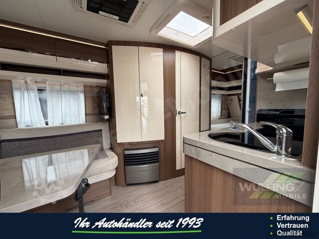Wohnwagen HOBBY 495 UL Prestige Klima +Sat-Anlage +Solar +Mover