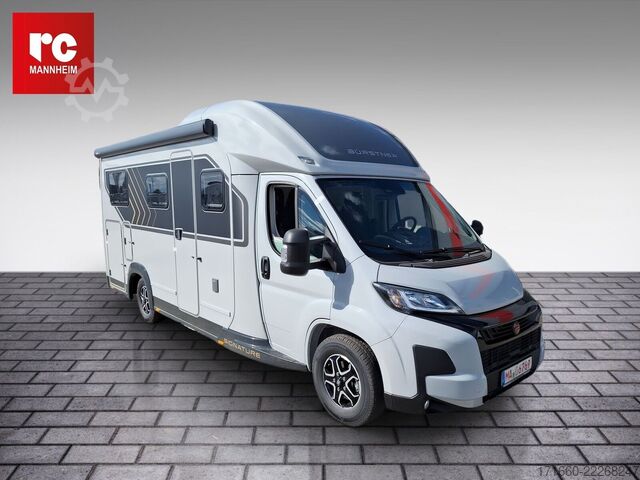 Teilintegriertes Wohnmobil BÜRSTNER Signature SFT 7.1 Markise, grau/gold