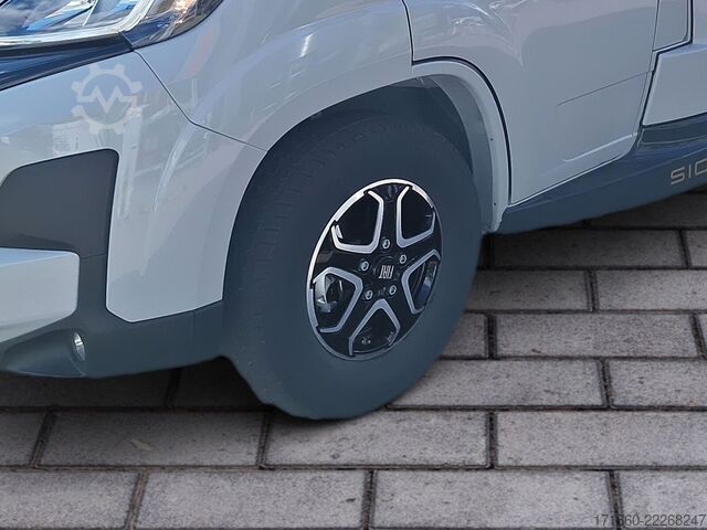 Teilintegriertes Wohnmobil BÜRSTNER Signature SFT 7.1 Markise, grau/gold