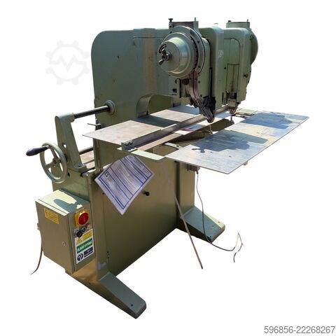 Constantin Hang Typ 150 3P – Doppelspindel-Ösmaschine / Nietmaschine Constantin Hang Typ 150 3P – dwuwrzecionowa oczkarka / nitownica Constantin Hang Typ 150 3P – dwuwrzecionowa oczkarka / nitownica