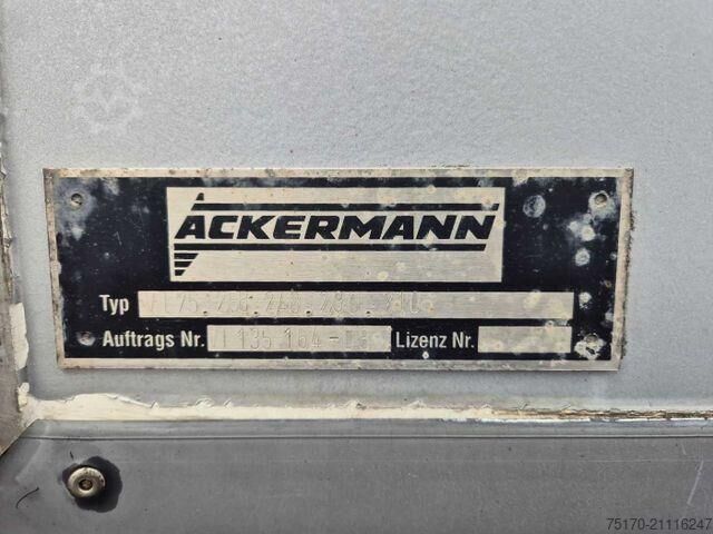 Refrigerated/frozen transport Ackermann Z-VA-F19/7,5E Carrier LBW Bär 2.000kg Durchlade
