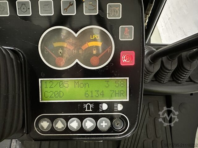 Forklift CLARK C20SL | Triplex | ISS | 6134h