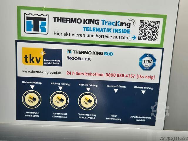 Kühl-/Tiefkühltransport Iveco Eurocargo ML160E28 ThermoKing R1200R LBW Tür AHK