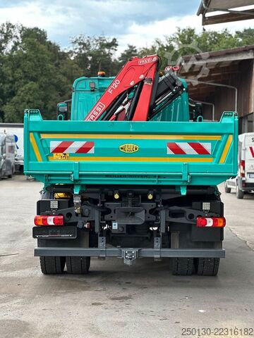 Dreiseitenkipper LKW MERCEDES-BENZ Arocs 1832 K 4x2 MEILLER & FASSI F120B LK