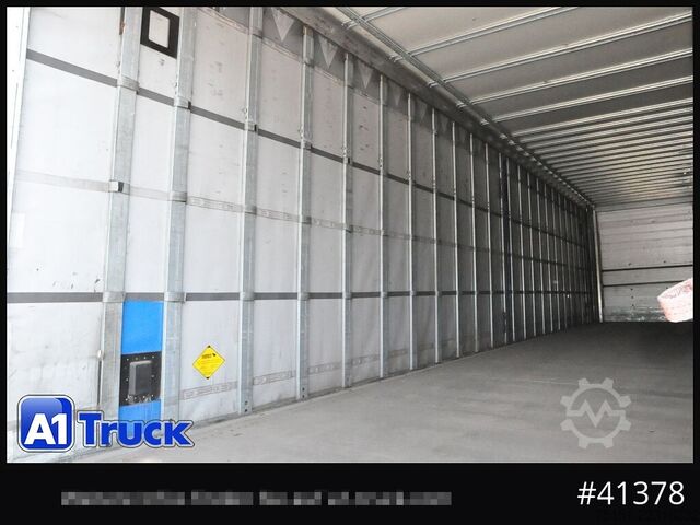 Open semitrailer with tarp SCHMITZ SCB  24, Mega, Speed Curtain, VDI 2700, neue Plane