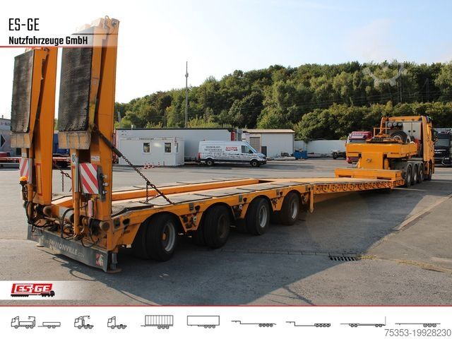 Tieflader-Sattelauflieger FAYMONVILLE Megamax Tiefbett 4x10 t