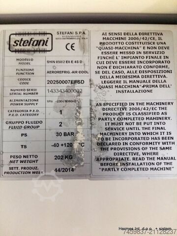 Refrigeration units in chamber +4°C TECNO REFRIGERATION S.R.L. 