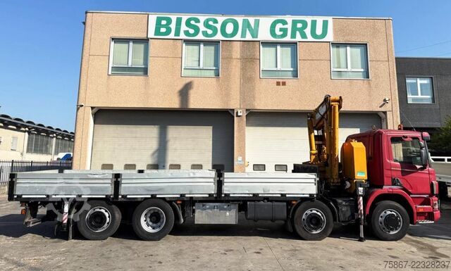 Flatbed truck SCANIA CV P 124