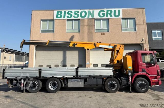 Flatbed truck SCANIA CV P 124