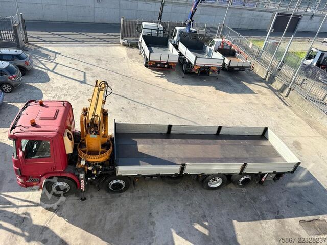Flatbed truck SCANIA CV P 124