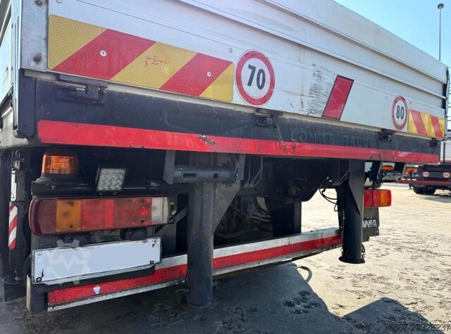 Flatbed truck SCANIA CV P 124