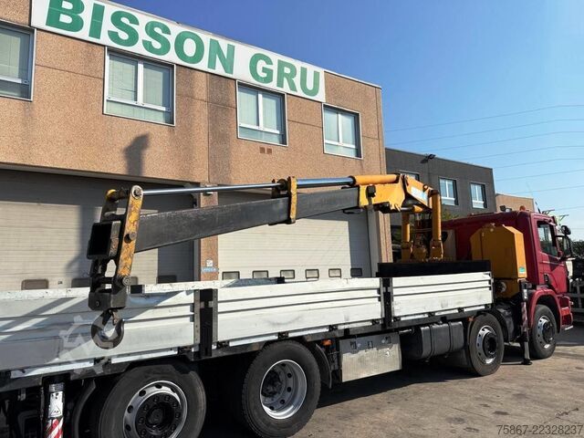 Flatbed truck SCANIA CV P 124