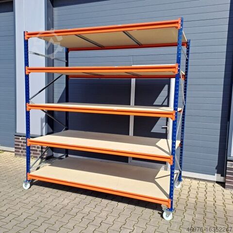 Hochregallager Kimer Etagenwagen Kommissionierwagen 3.000x400x1.350 mm Regal