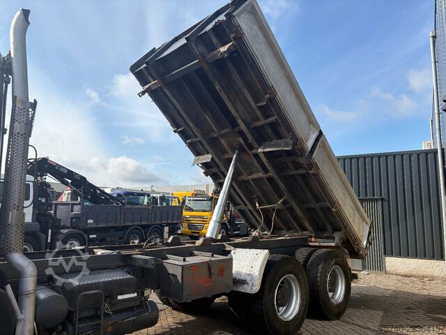 3-way tipper Mercedes-Benz SK 2228 + V8 + 6x4 + manual + 3 SIDE TIPPER