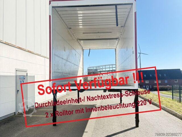 Swap body trailer KRONE Durchladeeinheit 2 x Rolltor