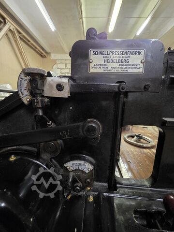 Stanzmaschine Heidelberg Cylinder