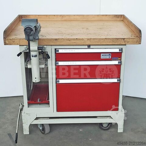 Werkbank mit Schraubstock LOKOMA Werkbank