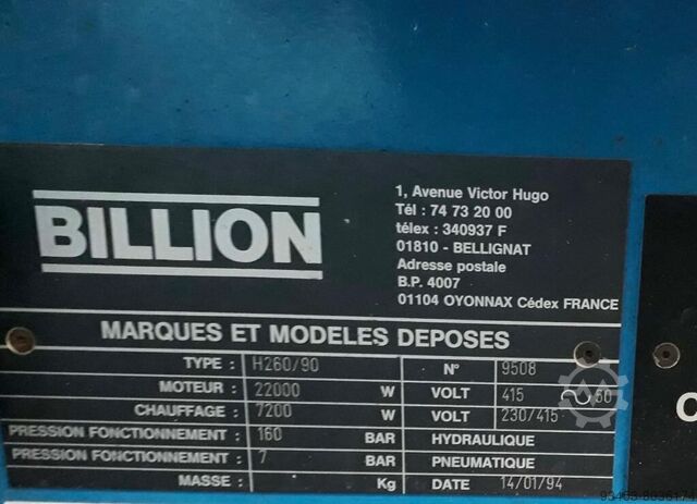 Spritzgießmaschine BILLION H260/90