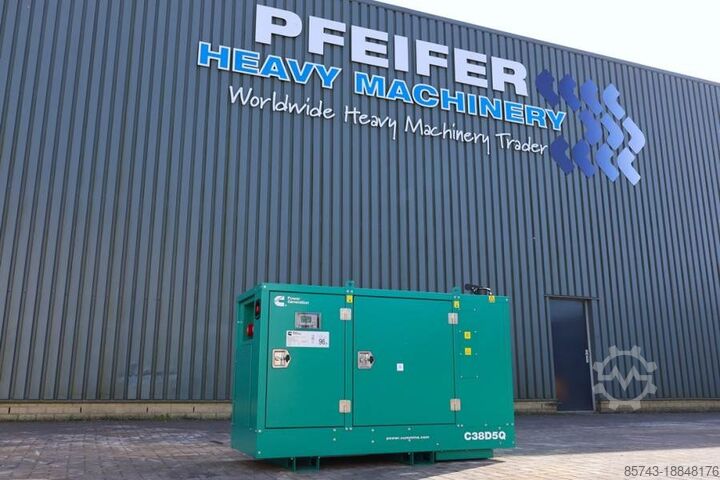 Generator set Cummins C38D5QS Declaration of Conformity, Diesel, 38kVA,