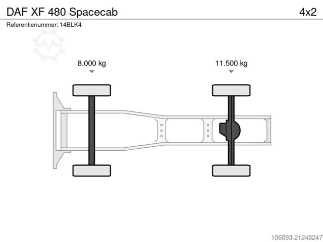 Standard-SZM DAF XF 480 Spacecab