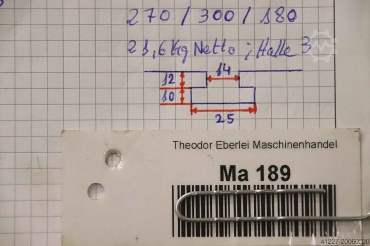 Teilkopf/Wekzeugaufnahme für Werkzeugschleifmaschine Stankoimport 36642.M1 drehbar/kippbar