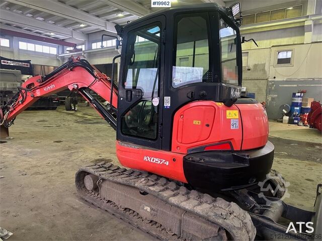 Crawler excavator Kubota KX057-4 excavator w/ rototilt, cable bucket, tooth