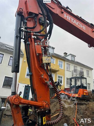 Raupenbagger Hitachi zx85us-6 excavator w/ rototilt with grapple and sa