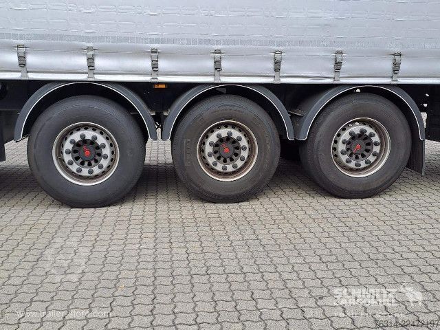 Auflieger mit Pritsche & Plane Berger Curtainsider Standard
