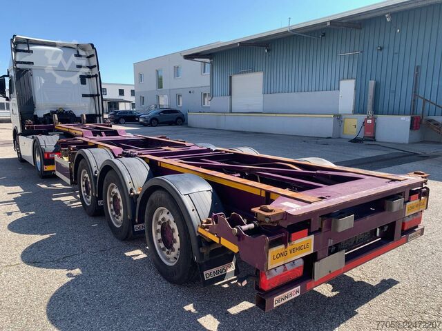Swap body semitrailer DENNISON Extendable 1x20'/2x20' /1x40'  (( 6X ))