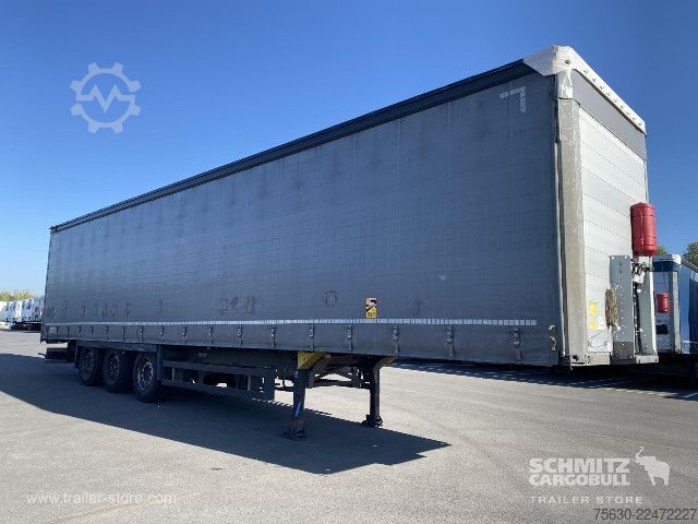 Open semitrailer with tarp Schmitz Cargobull Semitrailer Curtainsider Coil