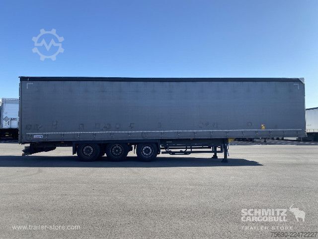 Open semitrailer with tarp Schmitz Cargobull Semitrailer Curtainsider Coil