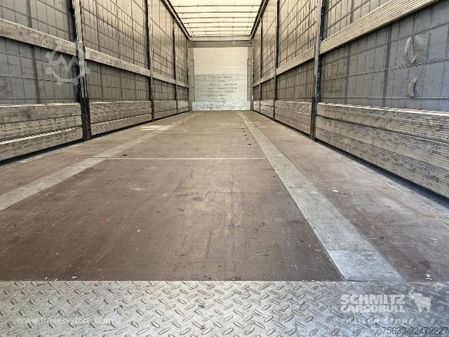 Open semitrailer with tarp Schmitz Cargobull Semitrailer Curtainsider Coil