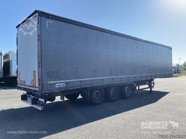 Open semitrailer with tarp Schmitz Cargobull Semitrailer Curtainsider Coil