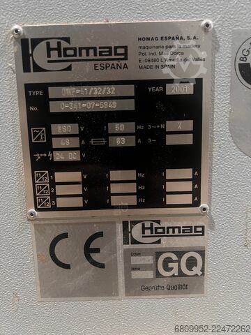 Panel saw HOMAG CHE-4/32/32