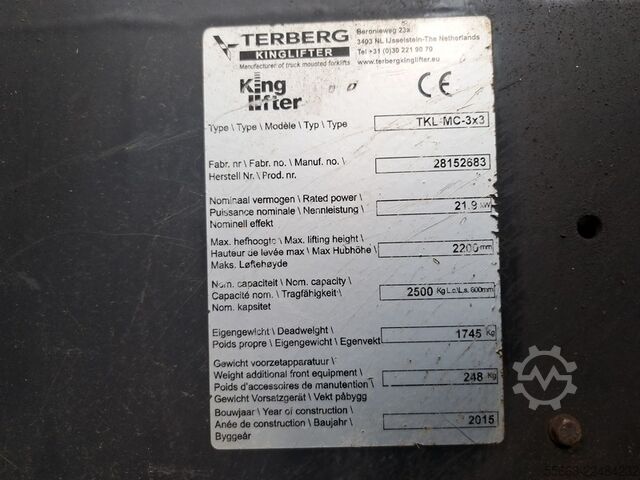 Annex forklift No. 02 Terberg TKL MC-3x3