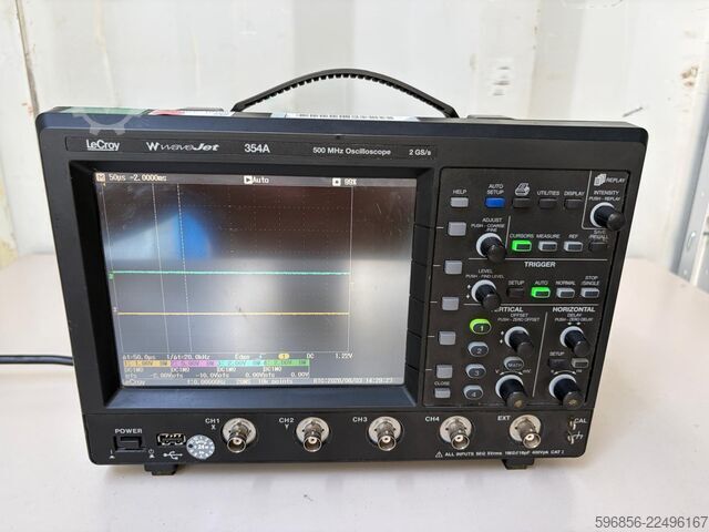 Messsystem LeCroy WaveJet 354A Oscyloskop Cyfrowy 500 MHz 2 GS/s 4-Kanałowy LeCroy WaveJet 354A Oscyloskop Cyfrowy 500 MHz 2 GS/s 4-Kanałowy